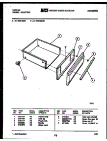 07 - Drawer Parts parts for Frigidaire Range 31-4989-00-01 from AppliancePartsPros.com