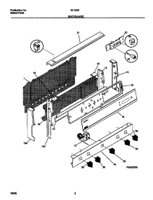 02 - Backguard parts for Frigidaire Range 30-3352-00-04 from AppliancePartsPros.com