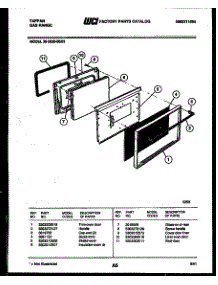 05 - Door Parts parts for Frigidaire Range 30-3350-00-02 from AppliancePartsPros.com