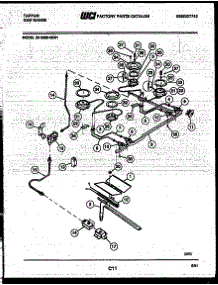 06 - Burner, Manifold And Gas Control parts for Frigidaire Range 30-3350-00-01 from AppliancePartsPros.com