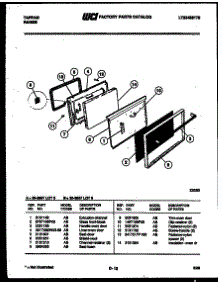 04 - Door Parts parts for Frigidaire Range 30-3857-00-05 from AppliancePartsPros.com