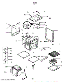 Body parts for Tappan Range 30-3882 from AppliancePartsPros.com