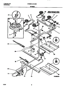04 - Burner parts for Frigidaire Range 30-3982-23-05 from AppliancePartsPros.com