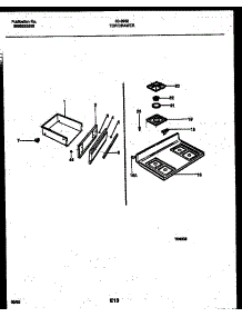 06 - Cooktop And Drawer Parts parts for Frigidaire Range 30-3982-23-02 from AppliancePartsPros.com