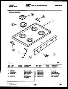 03 - Cooktop Parts parts for Frigidaire Range 30-3859-23-04 from AppliancePartsPros.com