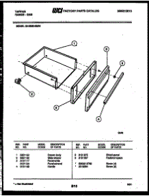 04 - Drawer Parts parts for Frigidaire Range 30-3859-23-04 from AppliancePartsPros.com