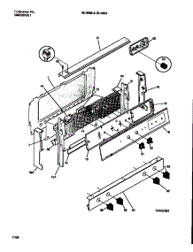 02 - Backguard parts for Frigidaire Range 30-3982-23-04 from AppliancePartsPros.com