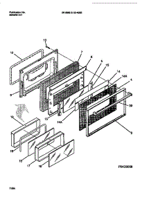 06 - Door parts for Frigidaire Range 30-3982-23-04 from AppliancePartsPros.com