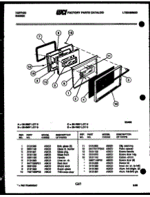 03 - Door Parts parts for Frigidaire Range 30-3987-66-06 from AppliancePartsPros.com