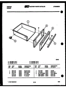 07 - Drawer Parts parts for Frigidaire Range 30-3987-66-06 from AppliancePartsPros.com