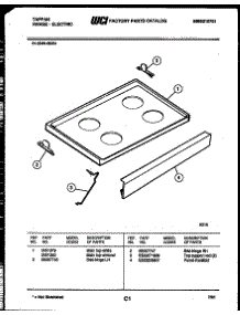 03 - Cooktop Parts parts for Frigidaire Range 31-2649-00-04 from AppliancePartsPros.com
