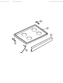 03 - Top & Related Parts parts for Frigidaire Range 31-2758-66-02 from AppliancePartsPros.com