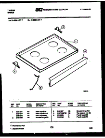04 - Cooktop Parts parts for Frigidaire Range 31-2538-00-07 from AppliancePartsPros.com