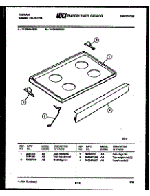 03 - Cooktop Parts parts for Frigidaire Range 31-2649-00-03 from AppliancePartsPros.com