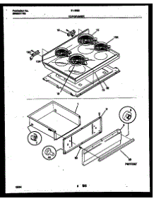 04 - Cooktop And Drawer Parts parts for Frigidaire Range 31-3592-23-01 from AppliancePartsPros.com