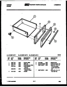 07 - Drawer Parts parts for Frigidaire Range 31-3437-66-02 from AppliancePartsPros.com
