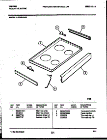04 - Cooktop Parts parts for Frigidaire Range 31-3349-00-05 from AppliancePartsPros.com
