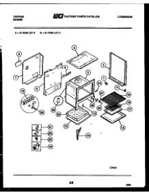 07 - Body Parts parts for Frigidaire Range 31-3348-00-05 from AppliancePartsPros.com