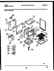 07 - Body Parts parts for Frigidaire Range 31-3349-00-05 from AppliancePartsPros.com
