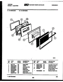 03 - Door Parts parts for Frigidaire Range 31-3349-00-03 from AppliancePartsPros.com