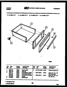 05 - Drawer Parts parts for Frigidaire Range 31-3858-66-03 from AppliancePartsPros.com