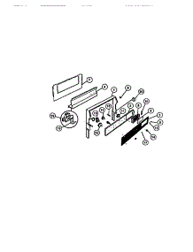 07 - Backguard parts for Frigidaire Range 31-6758-66-02 from AppliancePartsPros.com