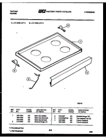 04 - Cooktop Parts parts for Frigidaire Range 31-7348-23-05 from AppliancePartsPros.com