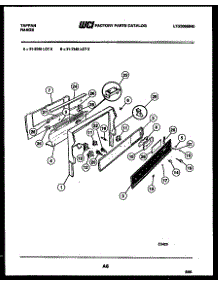06 - Backguard parts for Frigidaire Range 31-7348-23-05 from AppliancePartsPros.com