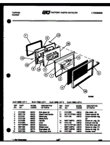 05 - Door Parts parts for Frigidaire Range 31-7968-66-02 from AppliancePartsPros.com