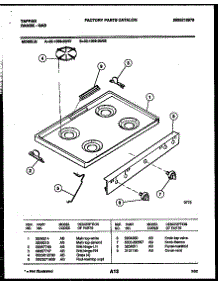 03 - Cooktop Parts parts for Frigidaire Range 32-1009-00-07 from AppliancePartsPros.com