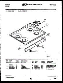 03 - Cooktop Parts parts for Frigidaire Range 32-0127-00-03 from AppliancePartsPros.com