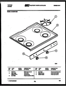 03 - Cooktop Parts parts for Frigidaire Range 32-0007-00-05 from AppliancePartsPros.com