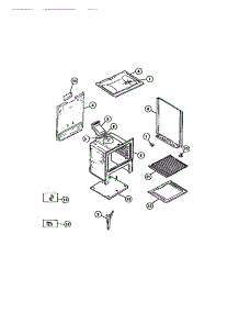 07 - Basic Body parts for Frigidaire Range 32-1007-00-04 from AppliancePartsPros.com