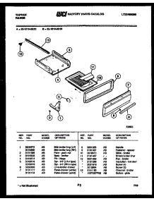 05 - Broiler Drawer Parts parts for Frigidaire Range 32-1019-00-02 from AppliancePartsPros.com
