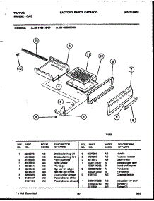 05 - Broiler Drawer Parts parts for Frigidaire Range 32-1009-00-07 from AppliancePartsPros.com