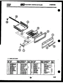 04 - Broiler Drawer Parts parts for Frigidaire Range 32-1117-23-01 from AppliancePartsPros.com