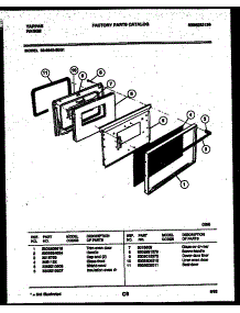 05 - Door Parts parts for Frigidaire Range 32-2642-08-01 from AppliancePartsPros.com