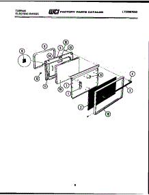 04 - Door Parts parts for Frigidaire Range 31-6237-66-02 from AppliancePartsPros.com