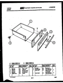 05 - Drawer Parts parts for Frigidaire Range 31-6757-23-02 from AppliancePartsPros.com