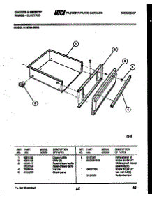 05 - Drawer Parts parts for Frigidaire Range 31-6759-00-02 from AppliancePartsPros.com