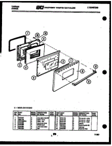 07 - Door Parts parts for Frigidaire Range 32-1117-23-01 from AppliancePartsPros.com