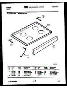 03 - Cooktop Parts parts for Frigidaire Range 31-6758-66-05 from AppliancePartsPros.com