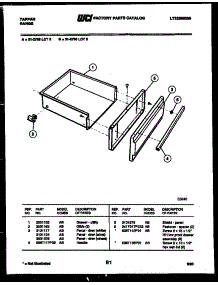 05 - Drawer Parts parts for Frigidaire Range 31-6758-66-05 from AppliancePartsPros.com