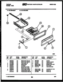 05 - Broiler Drawer Parts parts for Frigidaire Range 32-1009-00-04 from AppliancePartsPros.com