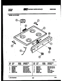 03 - Cooktop Parts parts for Frigidaire Range 32-1019-00-07 from AppliancePartsPros.com