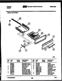 05 - Broiler Drawer Parts parts for Frigidaire Range 32-1019-00-07 from AppliancePartsPros.com