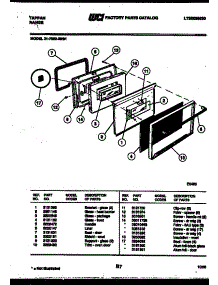 03 - Door Parts parts for Frigidaire Range 31-7969-00-01 from AppliancePartsPros.com
