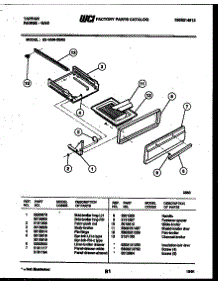 05 - Broiler Drawer Parts parts for Frigidaire Range 32-1009-00-06 from AppliancePartsPros.com