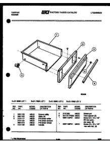 07 - Drawer Parts parts for Frigidaire Range 31-7968-00-02 from AppliancePartsPros.com