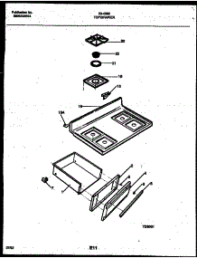 06 - Cooktop And Drawer Parts parts for Frigidaire Range 30-4382-23-01 from AppliancePartsPros.com